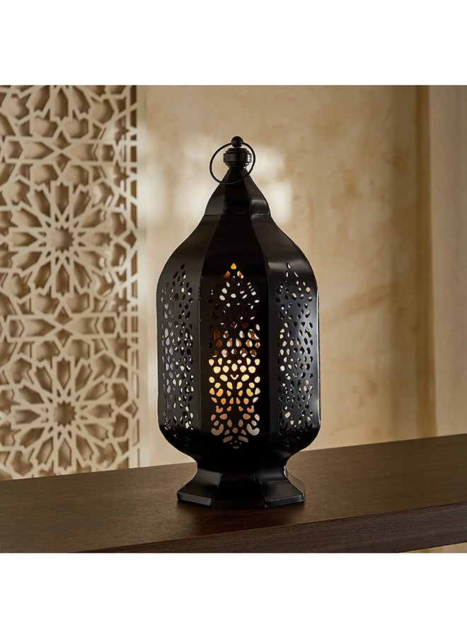 Home Box Decorative Black Cutwork Lantern for Home - Image 1